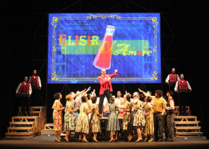 Foto di scena L’elisir d'amore Opera in due atti di Gaetano Doninzetti Libretto di Felice Romani Teatro Marucino Comune di Chieti Regia: Cesare Scarton Costumi: Laura Viani Chieti, 23,25 Novembre, 2012.
