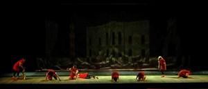 Foto di scena Beltà poi che t'assenti anno 2013 Ideazione e coreografia di Adriana Borriello musiche di Carlo Gesualdo (Madrigali) e di Paolo Demitri e Antonella Talamonti (creazioni originali) Costumi: Teresa Acone Luci: Franco Marri Rassegna Gesualdo Danza 2013, in collaborazione con l'Accademia Nazionale di Danza di Roma, Teatro Carlo Gesualdo di Avellino 27 Aprile 2013