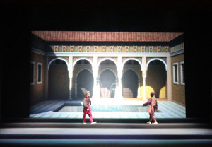 Foto di scena Adina, ossia il Califfo di Bagdad Farsa in un atto di Giocchino Rossini Libretto di Gherardo Bevilacqua Aldobrandini Regia: Cesare Scarton Costumi: Laura Viani Immagini digitali: Flaviano Pizzardi - The Pool Factory Teatro “Flavio Vespasiano” Edizione critica della fondazione Rossini di Pesaro In collaborazione con L’Accademia Nazionale di Santa Cecilia Rieti, 29 Settembre , 2012.