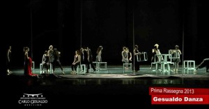 Foto di scena Beltà poi che t'assenti anno 2013 Ideazione e coreografia di Adriana Borriello musiche di Carlo Gesualdo (Madrigali) e di Paolo Demitri e Antonella Talamonti (creazioni originali) Costumi: Teresa Acone Luci: Franco Marri Rassegna Gesualdo Danza 2013, in collaborazione con l'Accademia Nazionale di Danza di Roma, Teatro Carlo Gesualdo di Avellino 27 Aprile 2013