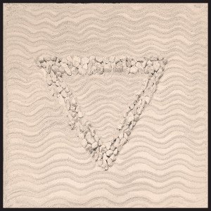 Mandale dell'Acqua anno 2014 Legno, filler calcareo e pietrisco cm 100x100
