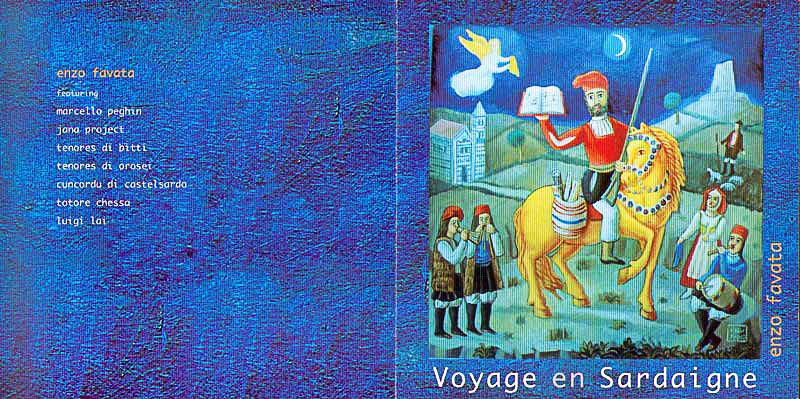 Voyage en Sardaigne, 1996 Cd musicale di Enzo Favata edizioni Il Manifesto, Roma Copertina del Cd