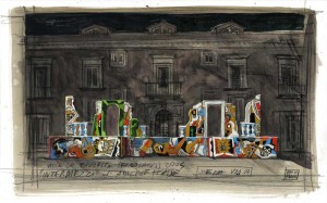 Bozzetto di scena Intermezzi