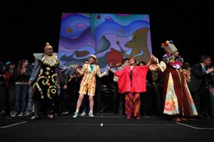 Foto di scena Lo scoiattollo in gamba anno 2009 Opera lirica di Nino Rota su libretto di Edoardo De Filippo Regia: Cesare Scarton Accademia nazionale di Santa Cecilia Auditorium parco della musica di Roma